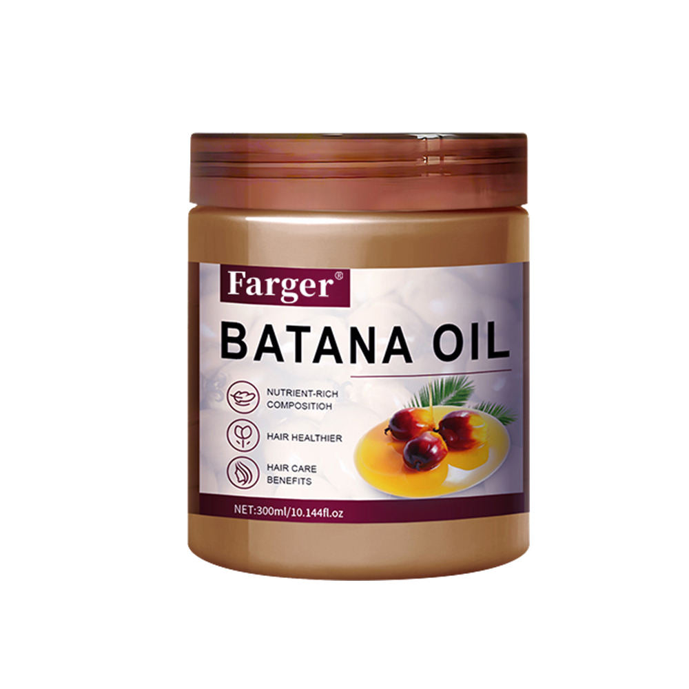 300ml Batana Oil Hair Growth Mask Moisturizing Smoothing Hair Repair Cream Nourishing with Organic Argan Keratin Ingredients