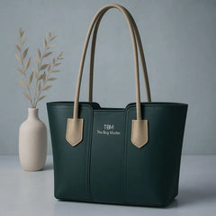 Women's PU Leather Plain Shoulder Bag