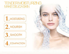 Vitamin C Face Cream Whitening Moisturizing Brighten Improve Fine Lines Dull Skin Hyaluronic Acid Serum Anti-aging