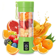 Recargeable Juicer Blender 6 Blades 380ml - Portable Juicer Cup & Smoothie Maker Charging