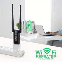 300Mbps 2.4G USB Wireless WiFi Repeater Extender Router WiFi Signal Amplifier Booster Long Range Wi-Fi Repeater Access Point